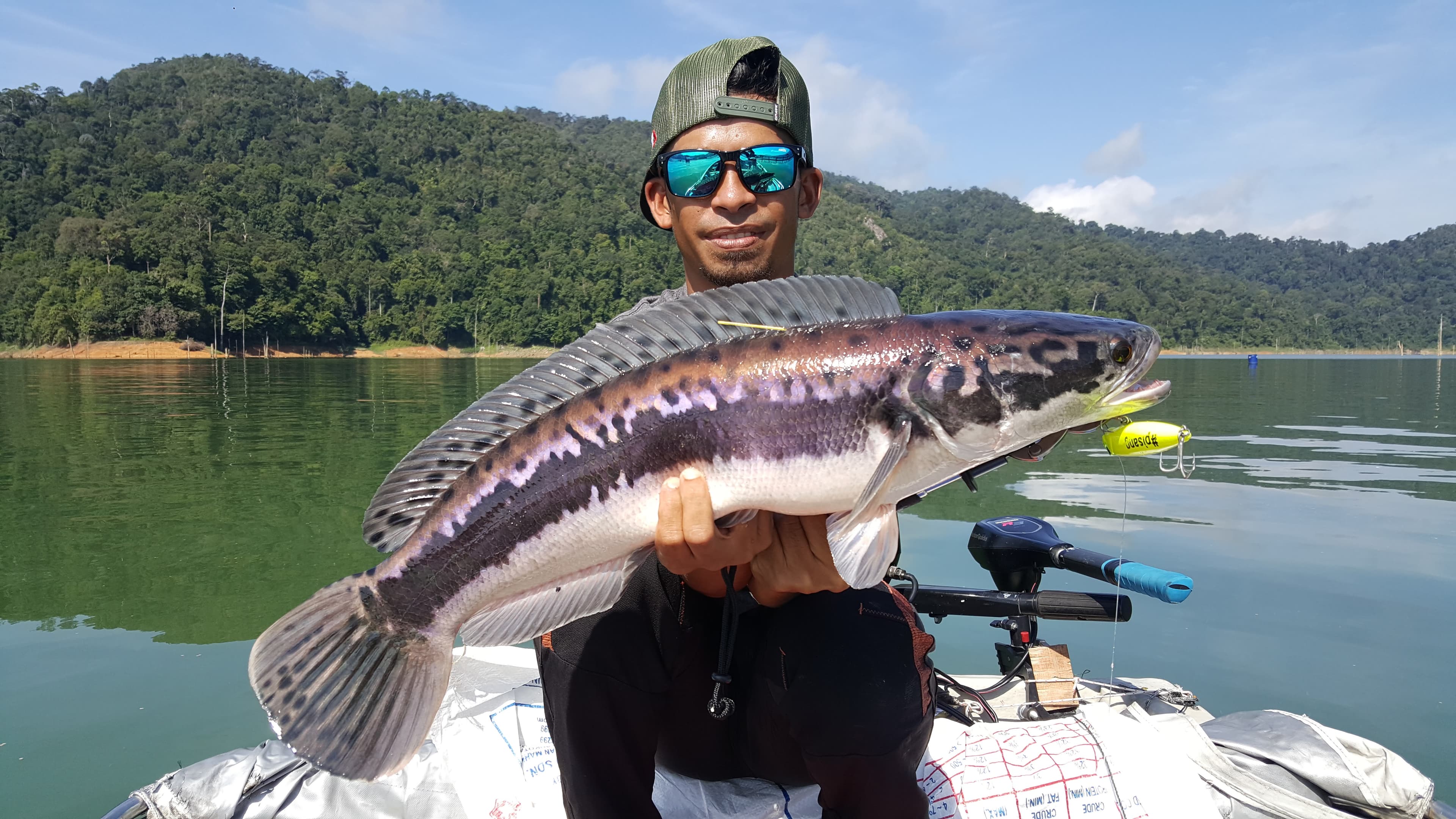 Pok Jan with Giant Snakehead or Toman on 9CM Pencil.