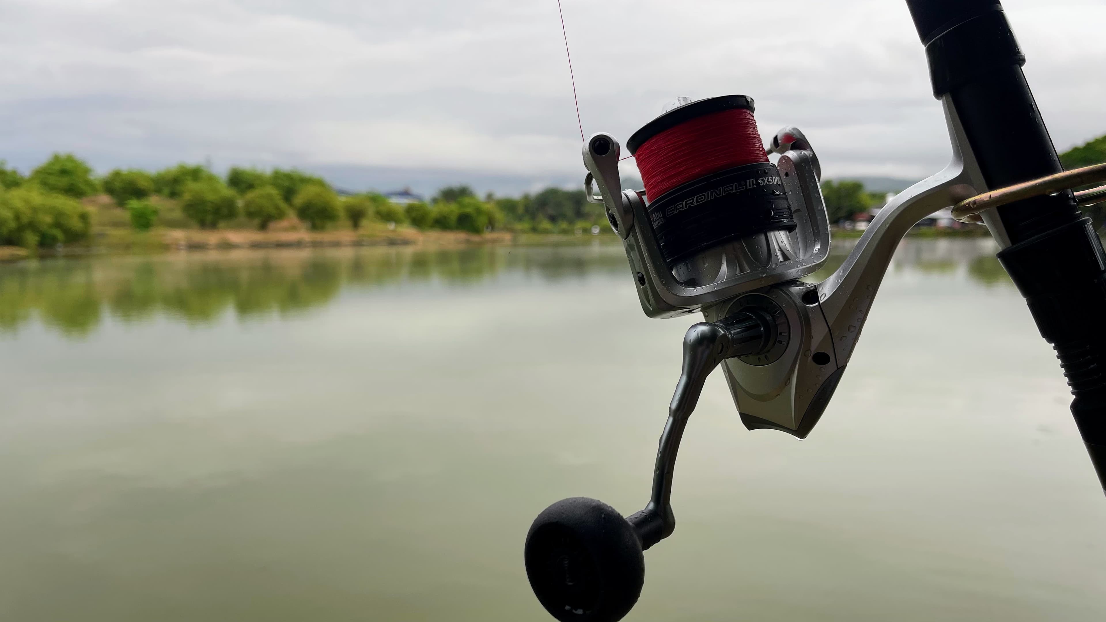 Testing out new gear on our first Fish Valley outing 2026, Abu Cardinal III with Abu Garcia Revo Rods.